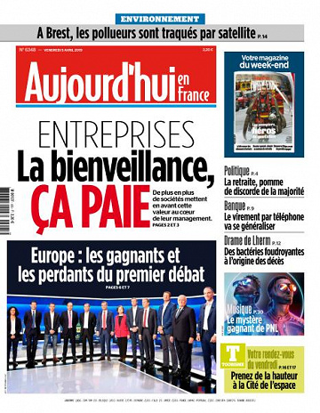 Aujourd’hui en France du Vendredi 5 Avril 2019