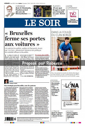Le Soir - Vendredi 5 Avril 2019
