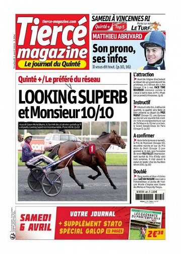 Tiercé Magazine - Vendredi 5 Avril 2019