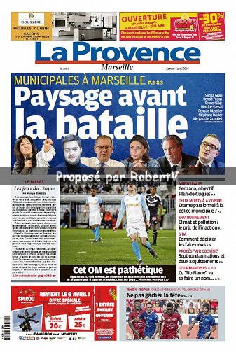 La Provence Marseille - Samedi 6 Avril 2019