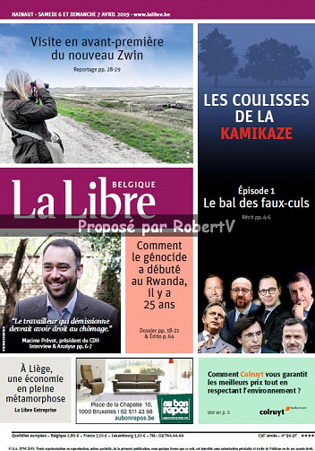 La Libre Belgique - Samedi 6 et Dimanche 7 Avril 2019