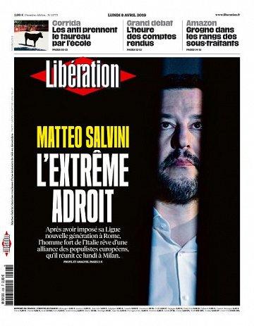 Libération du Lundi 8 Avril 2019