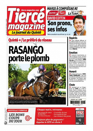 Tiercé Magazine - Lundi 8 Avril 2019