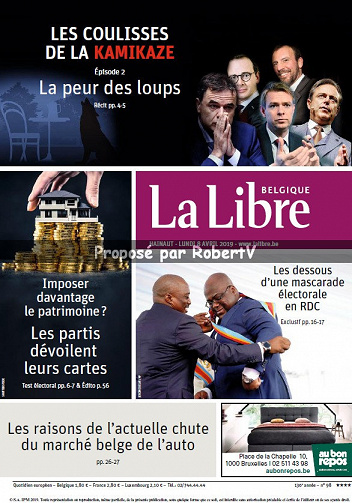 La Libre Belgique - Lundi 8 Avril 2019