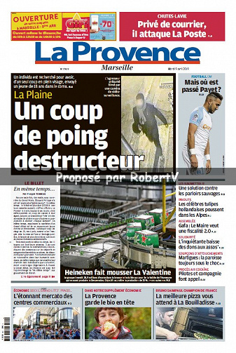 La Provence Marseille - Mardi 9 Avril 2019
