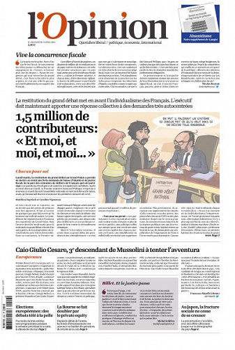 L’Opinion du Mardi 9 Avril 2019