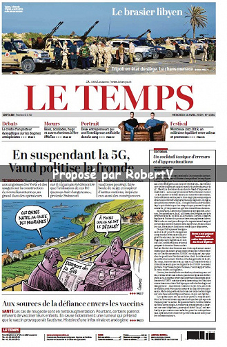 Le Temps - Mercredi 10 Avril 2019