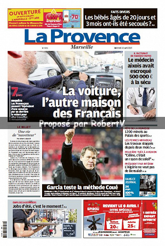 La Provence Marseille - Mercredi 10 Avril 2019