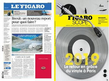 Pack Le Figaro + Le FigaroScope - Mercredi 10 Avril 2019