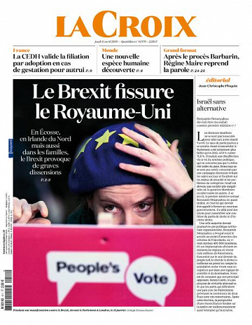 La Croix du Jeudi 11 Avril 2019