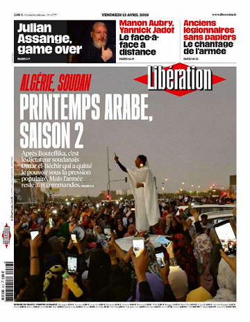 Liberation du Vendredi 12 Avril 2019