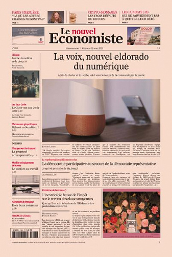 Le nouvel Economiste du Vendredi 12 Avril 2019