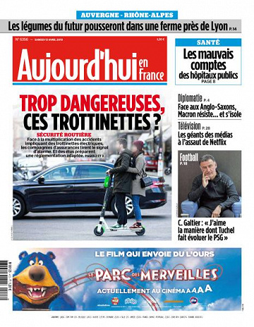 Aujourd’hui en France du Samedi 13 Avril 2019