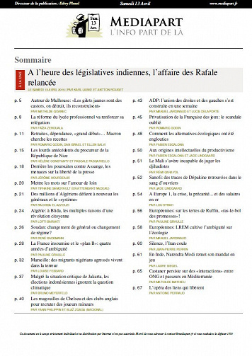 Mediapart - 13 Avril 2019