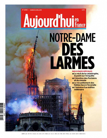 Aujourd’hui en France du Mardi 16 Avril 2019