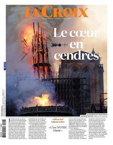 La Croix du Mardi 16 Avril 2019