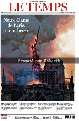 Le Temps - Mardi 16 Avril 2019