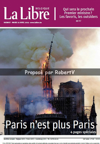 La Libre Belgique - Mardi 16 Avril 2019