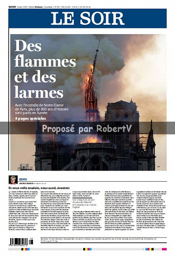 Le Soir - Mardi 16 Avril 2019