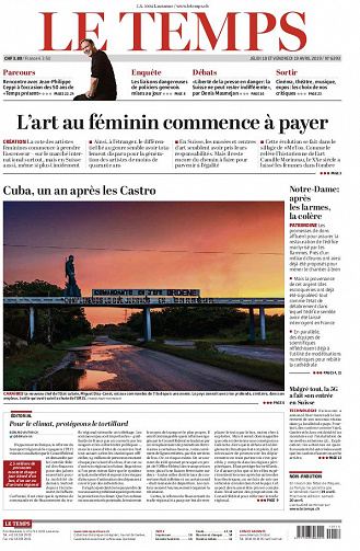 Le Temps - 18 Avril 2019