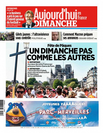 Aujourd’hui en France du Dimanche 21 Avril 2019