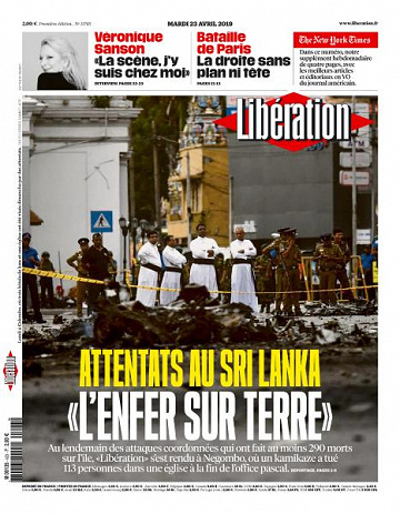 Libération du Mardi 23 Avril 2019