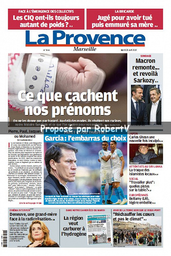 La Provence Marseille - Mardi 23 Avril 2019