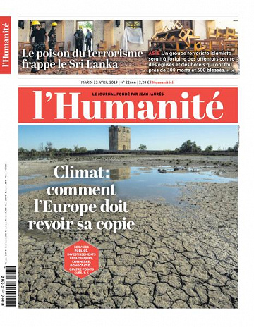 L’Humanite du Mardi 23 Avril 2019