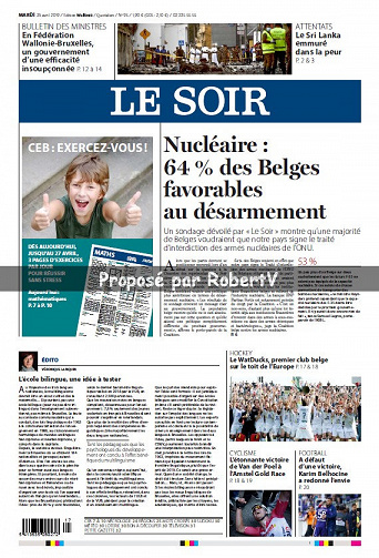 Le Soir - Mardi 23 Avril 2019
