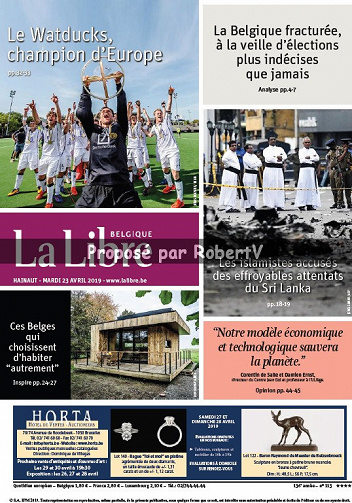 La Libre Belgique - Mardi 23 Avril 2019