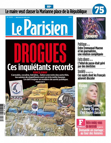 Le Parisien du Mercredi 24 Avril 2019