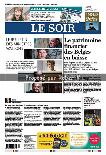Le Soir - Mercredi 24 Avril 2019