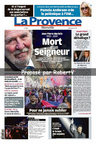 La Provence Marseille - Jeudi 25 Avril 2019
