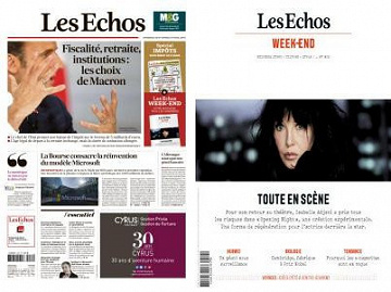 Pack Les Échos + Les Échos Week-end - Vendredi 26 et Samedi 27 Avril 2019