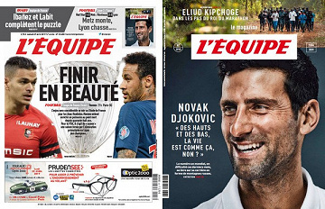 Pack L’Équipe + L’Équipe Magazine N°1919 - Samedi 27 Avril 2019