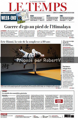 Le Temps - Samedi 27 et Dimanche 28 Avril 2019