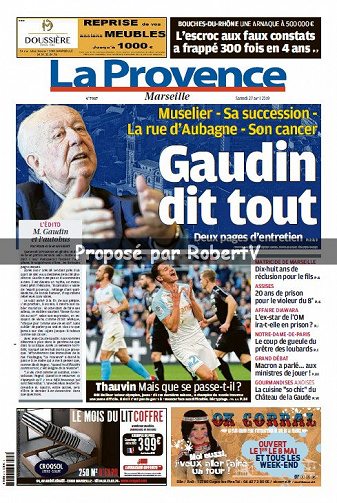 La Provence Marseille - Samedi 27 Avril 2019