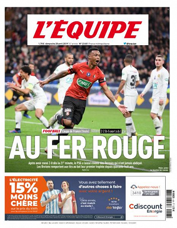 L’equipe du Dimanche 28 Avril 2019