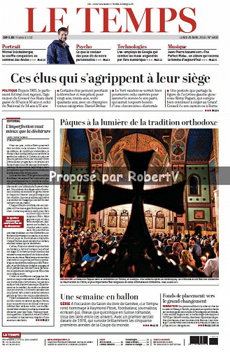 Le Temps - Lundi 29 Avril 2019