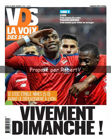 La Voix des Sports - Lundi 29 Avril 2019