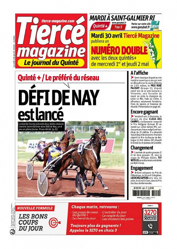 Tiercé Magazine - Lundi 29 Avril 2019
