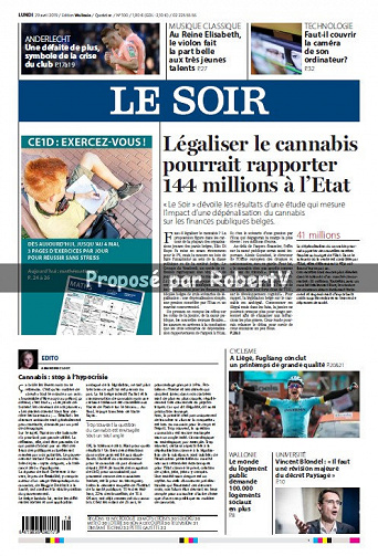 Le Soir - Lundi 29 Avril 2019
