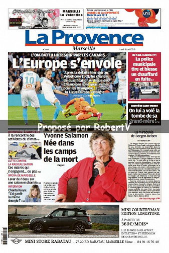 La Provence Marseille - Lundi 29 Avril 2019