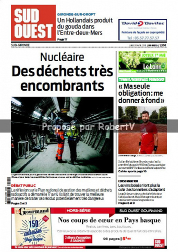 Sud Ouest Sud-Gironde - Lundi 29 Avril 2019