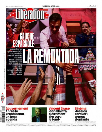 Libération du Mardi 30 Avril 2019