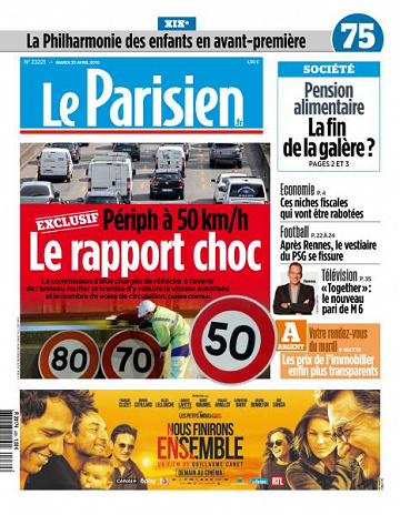 Le Parisien du Mardi 30 Avril 2019