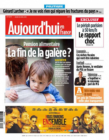 Aujourd’hui en France du Mardi 30 Avril 2019