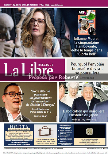 La Libre Belgique - Mardi 30 Avril et Mercredi 1er Mai 2019