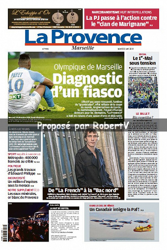 La Provence Marseille - Mardi 30 Avril 2019
