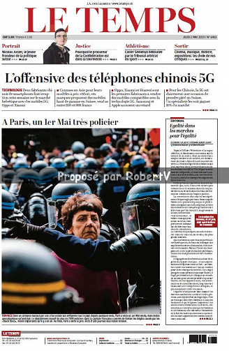 Le Temps - Jeudi 2 Mai 2019